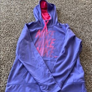 Nike brand sweatshirt.
